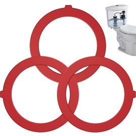 Flush Valve Seal for Kohler, 3 Pack Upgraded Silicone Material Canister Flush Valve Toilet Gasket Replacement Parts for K-GP1059291, Easy to Install and Uninstall