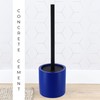 Concrete Cement Toilet Bowl Brush with Holder, Durable Bathroom Accessory