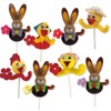 Günthart 20 Chenille Easter Stickers, for Easter Time, Various Designs,