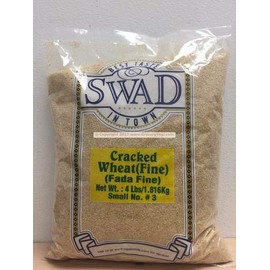 Great Bazaar Swad Fine Cracked Wheat, 4 Pound