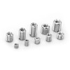 55Pcs Insert Nut Threaded M2 M2.5 M3 Stainless Steel Fastener