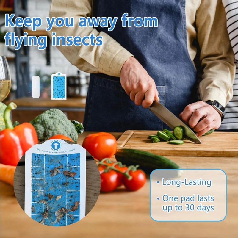 Stingmon 24 Pack Flying Insect Trap Refill Kit, Replacement Sticky