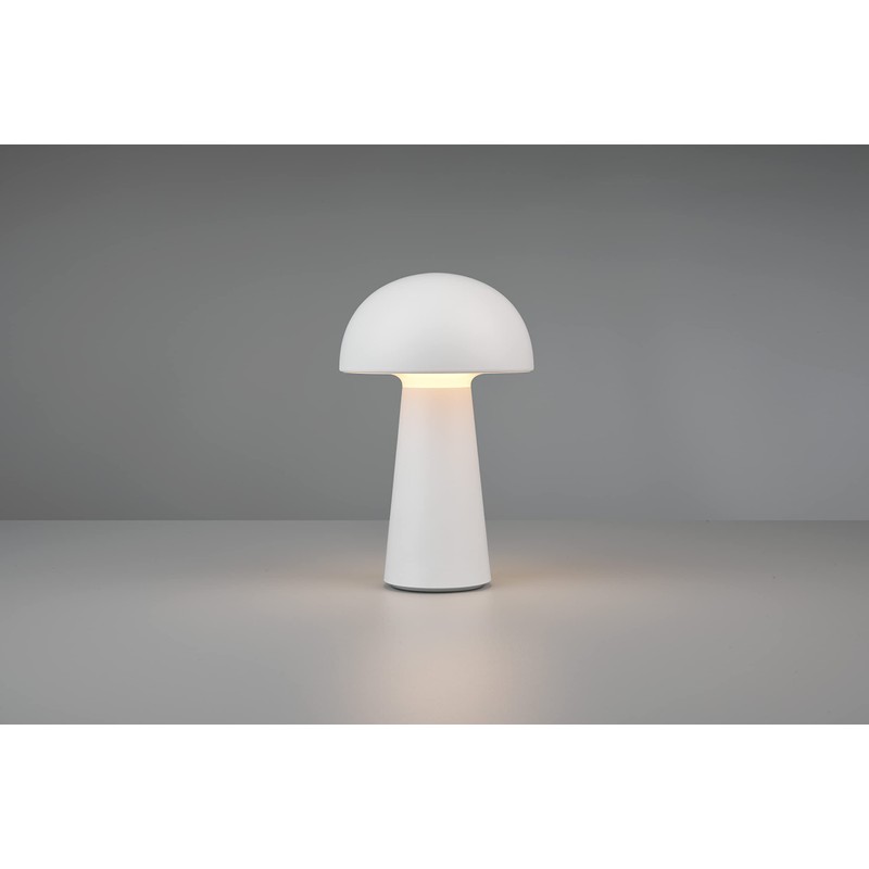 Reality Leuchten Lennon R52176101 LED Outdoor Table Lamp Plastic White