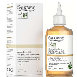 Ácido Glicólico 7 Toning Solución 100ml Exfolia Rejuvenecimiento Tonificante Para Manchas Y Acné - Acid glicolico tónico reafirmante tonificante y