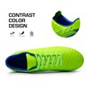 DREAM PAIRS Men's Mega-1 Firm Ground Soccer Cleats Shoes,Size 8,NEON/Green/Royal,MEGA-1