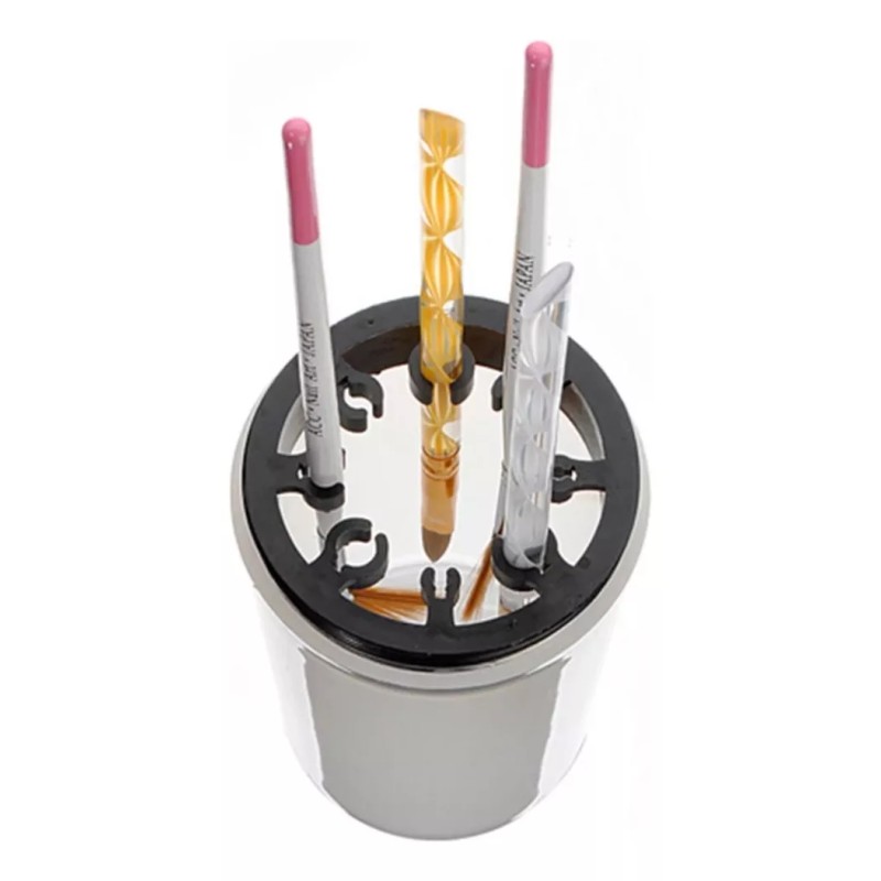 Xiaoya 2 Vaso Limpia Pinceles Uñas Acrilico Pintura Esmalte Gel