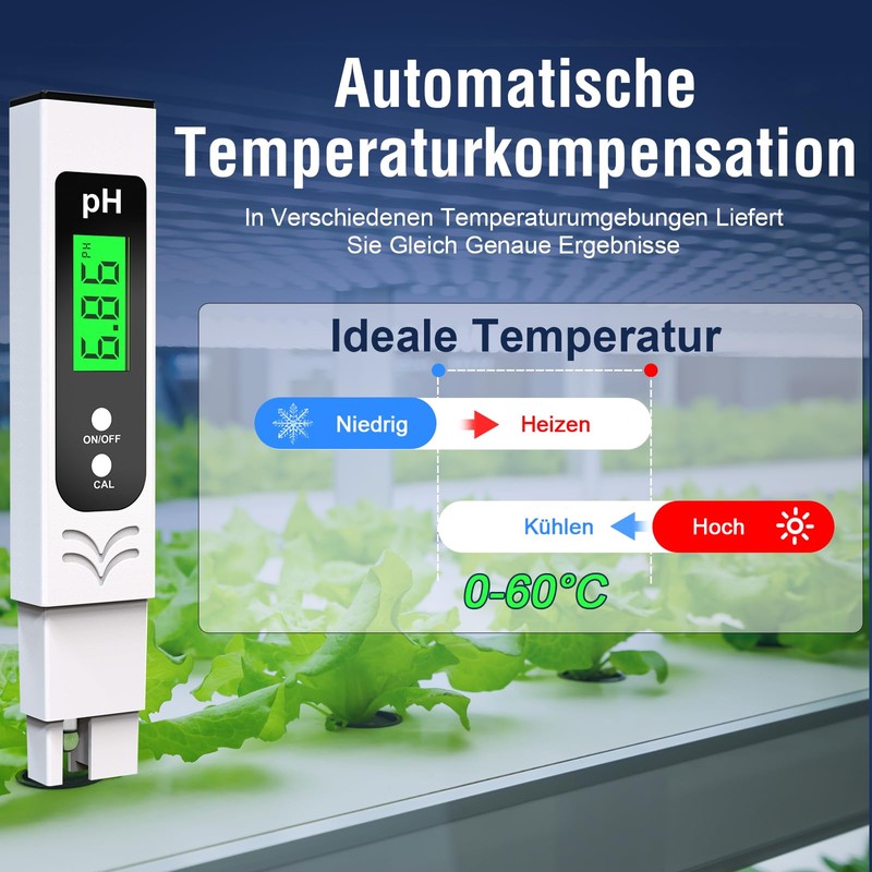 Shiptree PH Meter High Precision (± 0.01), Water Tester, pH