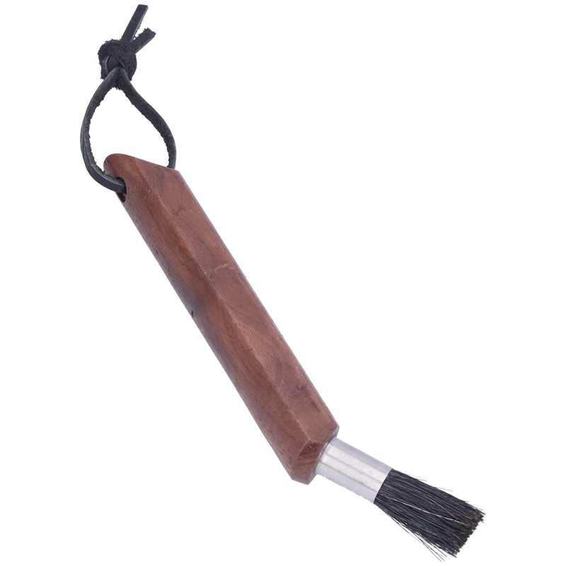 Coffee Grinder Cleaning Brush Curved Wood Handle Brush for Home