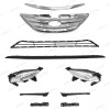 ROKY 10PC For Sonata 2011-2014 Front Grille Mesh Fog light