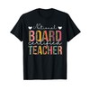 National Board Certified Teacher Leopard Teach Appreciation T-Shirt
