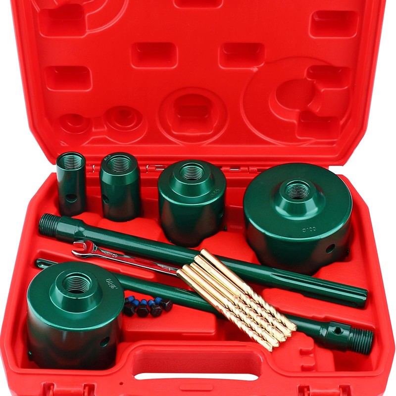dashap 9PCS Concrete Hole Saw Kit, Masonry Hole Saw, SDS