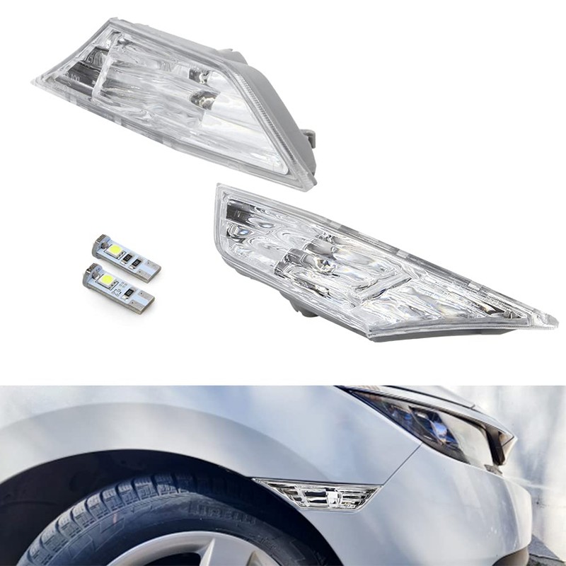NJSBYL Civic Side Marker Light For Honda Civic Sedan Coupe