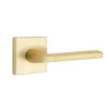 Emtek Privacy Set, Square Rosette, Helios Lever (Left Hand, Satin