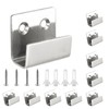 Luomorgo 10 Pcs Tile Display Wall Hanger, Stainless Steel Wall