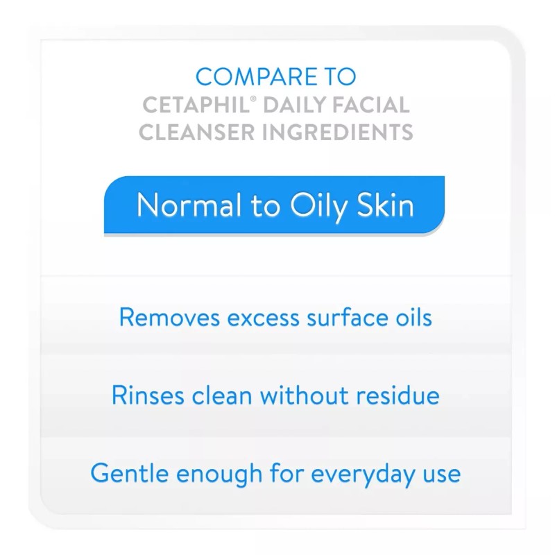 Equate Beauty Limpiador Facial Diario Normal A Graso 8 Oz.