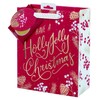 Tom Smith Holly Jolly Christmas Luxury Xmas Gift Bag Packaging