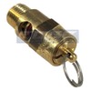 375 PSI BRASS SAFETY RELIEF POP OFF PRESSURE VALVE, COMPRESSOR,