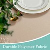 XWZO Table Cloth Square Solid Table Cover Water Resistant Table