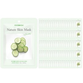 (100 sheets) Foodaholic Nature Skin Cucumber Mask Pack / (100매)푸드어홀릭 네이처스킨 오이 마스크팩