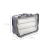 Rolling Nomad 4 Set Large Packing Cubes for Suitcases, Travel,