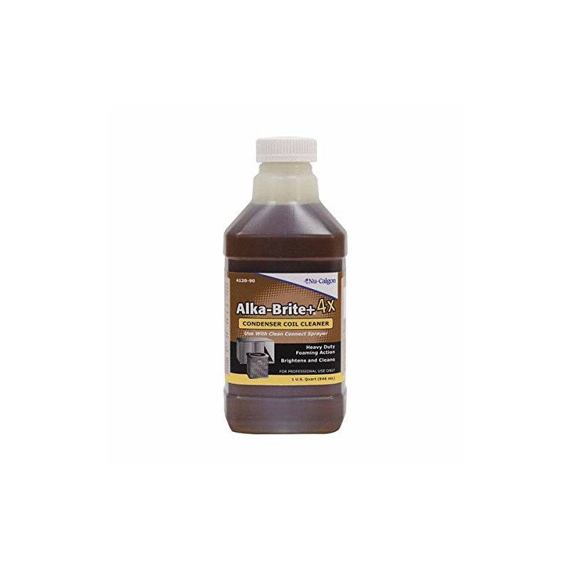 Nu-Calgon 4120-90 (1 qt. Bottle) Alka-Brite Plus 4x Concentrate Coil