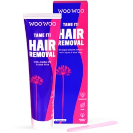 WooWoo - Natural Tame It! In-Shower Hair Removal Cream | Clean + Vegan Intimate Skin Care (3.4 oz | 100 ml)