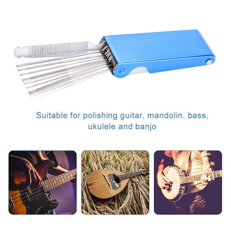 Tomotato Saddle File for Guitar Bridge Saddle File Set with