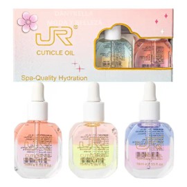 3 Pzas De Aceite Jr Hidratante Cutículas Manicure Pedicure Diferentes Aromas Y Colores