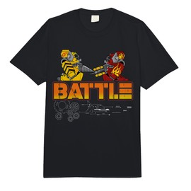 Fighting Robots Tee Battle of The Bots Comfort Colors Adult Heavyweight T-Shirt