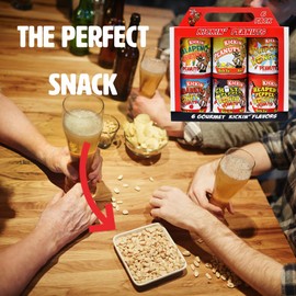 ASS KICKIN’ Spicy Hot Peanuts – Variety Pack 4.25oz 6 Pack - Ultimate Spicy Gourmet Gift Peanuts - Try if you dare!