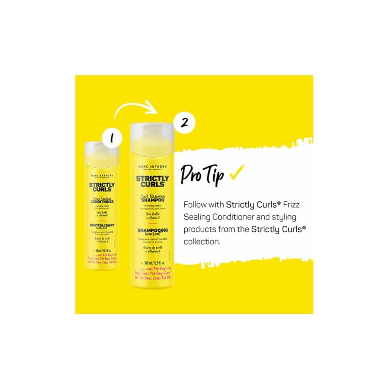Marc Anthony Strictly curls shampoo y acondicionador 380ml 2pack por