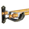 Tsnamay 2Pcs Double Curtain Rod Brackets Holders,1 Inch Retro Wall