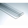 Pack of 2 H Connector Clear 48'' Long 10mm 3/8