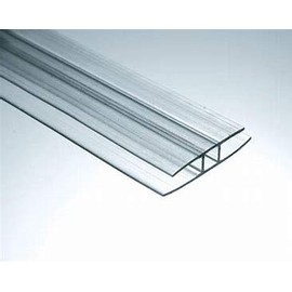 Pack of 2 H Connector Clear 48'' Long 10mm 3/8 Thickness for LEXAN - Polycarbonate TWINWALL Sheets/BILLION RESOURCES