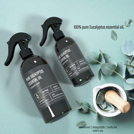 Spa Sense Pure Eucalyptus Oil Shower Mist and Steam Room Spray - Room Spray and Eucalyptus Spray for Shower - Premium Aromatherapy Eucalyptus Essential Oil Spray - 8 Ounce, 2 Pack