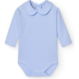 BABIDU Baby Body Cuello Algodon Bodysuit Light Blue 24 Months