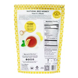 Holy Hive Real Honey Powder | All Natural, No Sugar Added, Low in Calories, Non-GMO, Gluten Free, Dairy Free, Kosher, Superfood Powder | Best for Tea, Coffee, and Cooking - 2 Pack