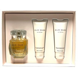 ELIE SAAB  Le Parfum 3pc Women SET 3.0oz EDP Spray+2.5oz B/Lotion+2.5oz S/Cream