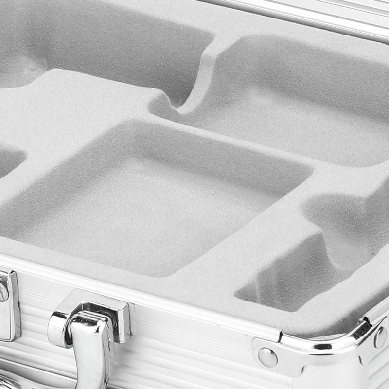 Tattoo Carrying Case Machine Storage Box Lock Padded Box Organizer