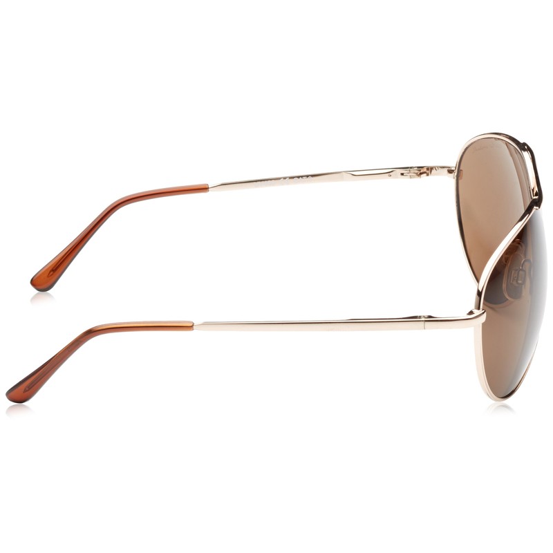 Carlo Monti Men's SCM108-122 Aviator Sunglasses, Gold