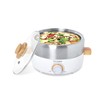 2.5 Qt White Electric Nonstick Multi-Cooker Hot Pot & Grill