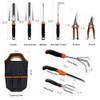 QINGFANGLI Garden Tool Set,10 PCS Stainless Steel Heavy Duty Gardening
