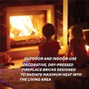 Rutland Soap Split Fire Bricks, Soap-Sized Firebricks for Fireplace Decoration,