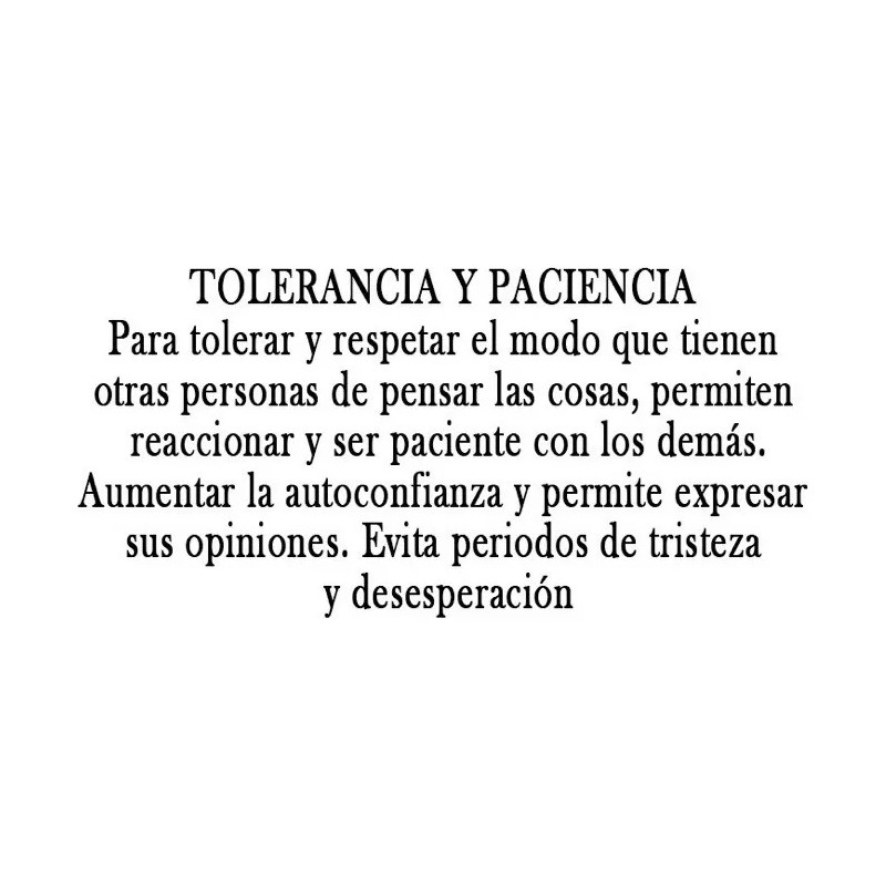 Flores Bach Blen Tolerancia Paciencia Calma Serenidad