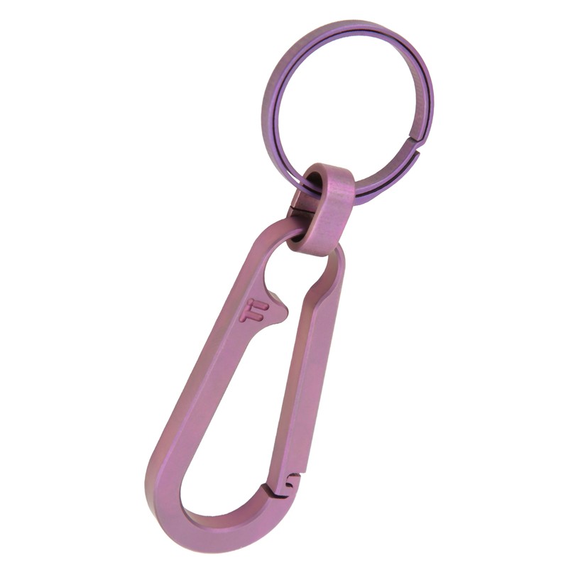 Lightweight Titanium Alloy Key Chain Waist Hanging Keyring Outdoor Climbing