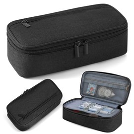 Gigmeta Pencil Case Pencil Case 5 Compartments Large Supply Pencil Case Large Size Pencil Case Teenager Feather Pencil Case Unisex