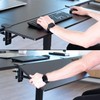 VIVO Clamp-on 36 x 12 inch Foldable Desk Extender, Wrist