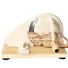 Brvclon Manual Bread Slicer for Homemade Sourdough,Adjustable Thickness,Hand Crank Bread