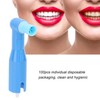 100pcs Oral Polishing Cup Kits Teeth Stains Removal Disposable Polisher