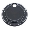 Unbranded Black Fuel Gas Tank Door Cover Cap For Harley